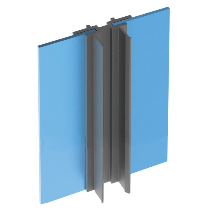 Hliníkový fasádny adaptér - 6000mm RAL7016