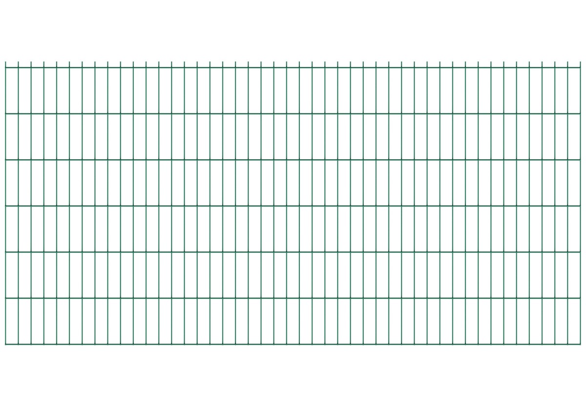 Zváraný plotový panel N2D 2500x1230mm D5/4/5mm zelená