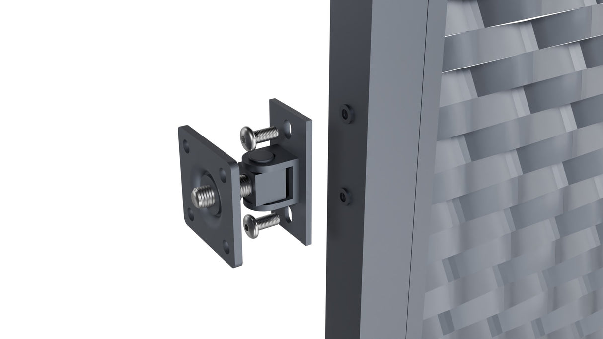 Bránka hliníková 1kr. 1000x1500mm ťahokov antracit