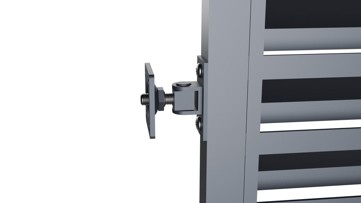 Bránka hliníková 1kr. 1000x1500mm lamela antracit