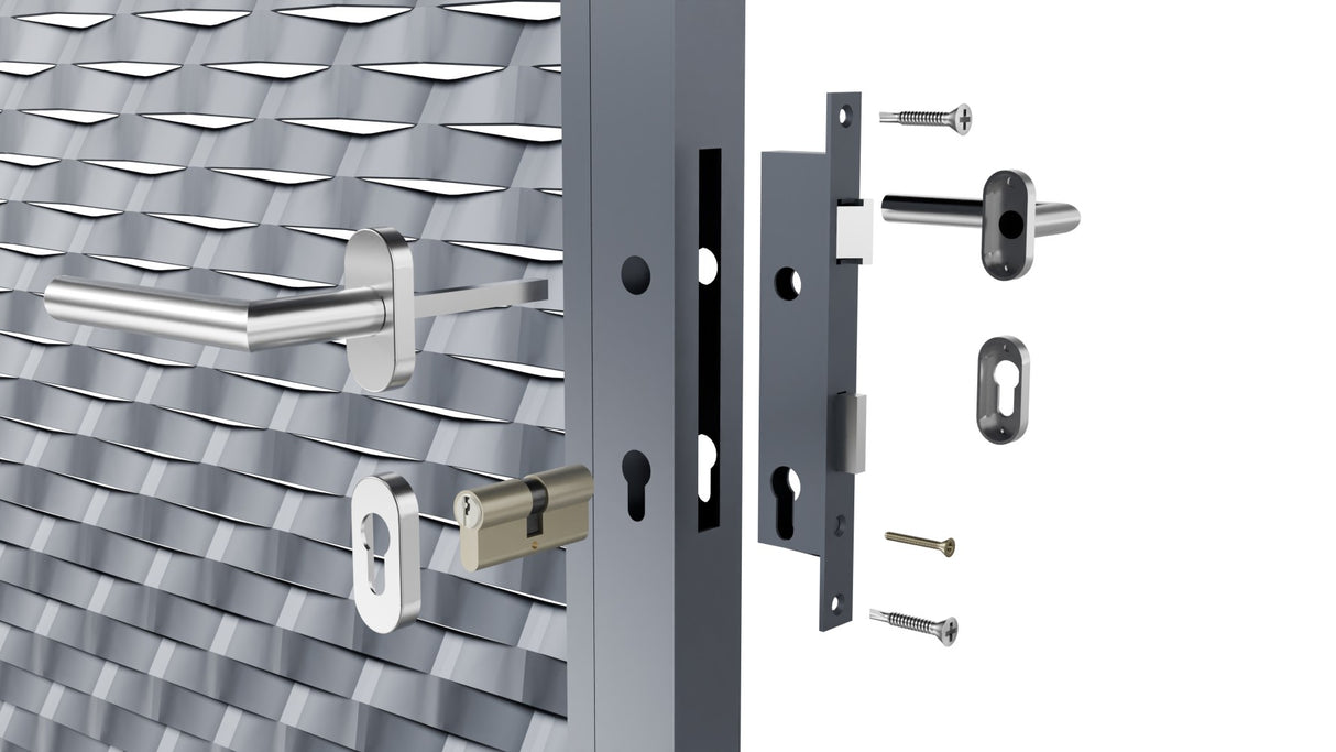 Bránka hliníková 1kr. 1000x1500mm ťahokov antracit