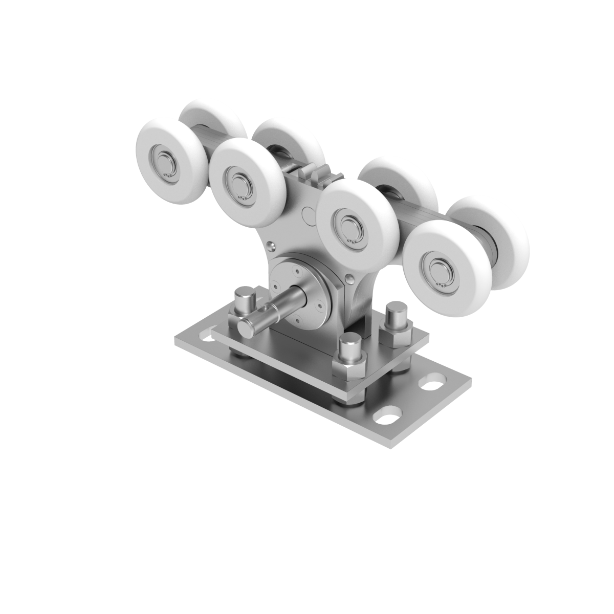 Vozík nosný Zn+NYLON, profile 90x99mm