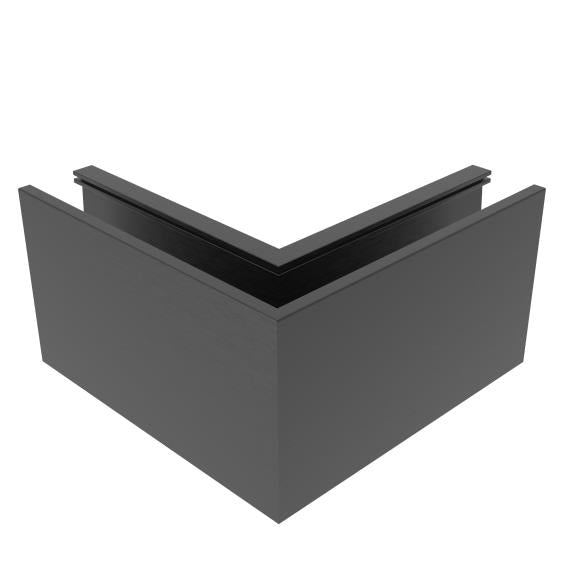 Celosklenené zábradlie-roh. profil-vrchné kotvenie