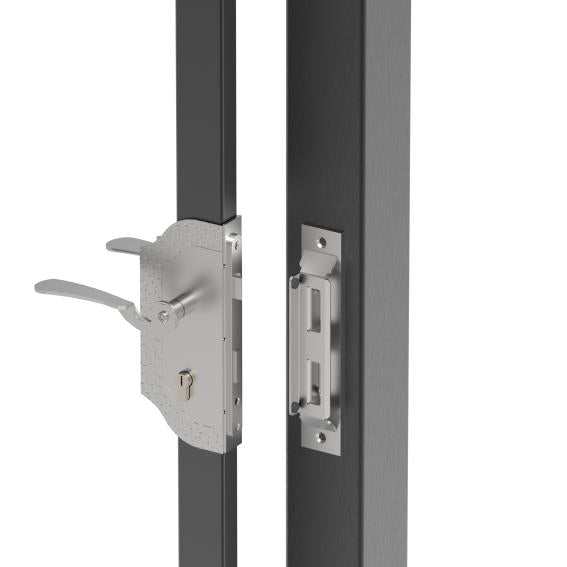 Zámkový set 30x30 so zdobeným štítkom D1/14