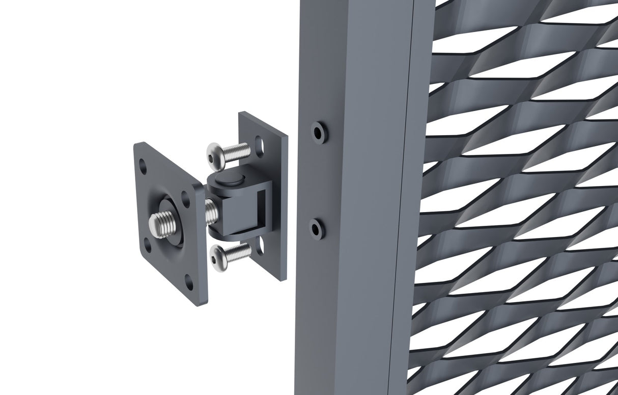 Brána hliníková 2kr. 4000x1800mm ťahokov antracit