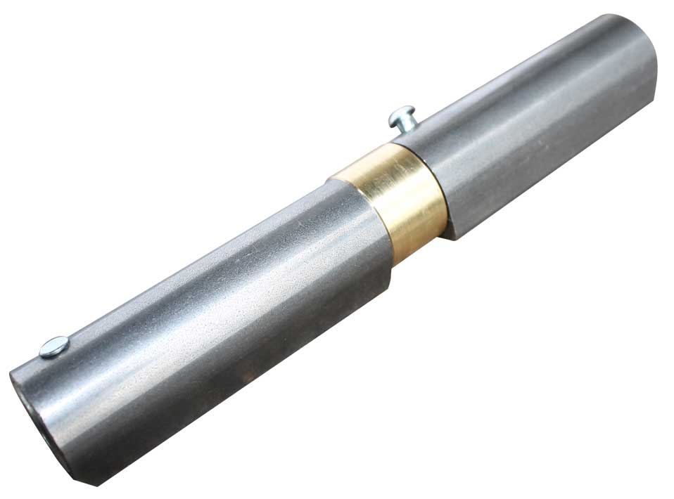 Záves navariteľný s pružinou, D22, L165mm