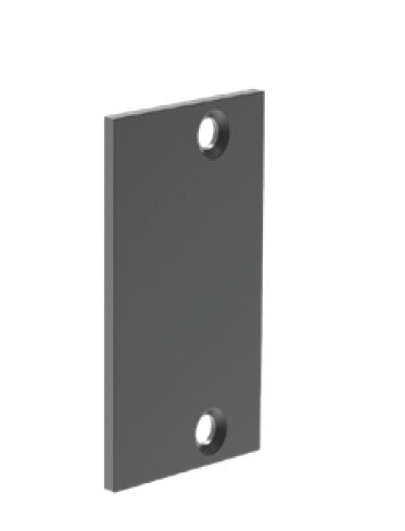 Hliníková krytka adaptéra pre 2 rady 20mm lamely R7016