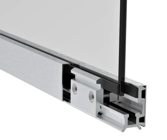 Zasklenie pevné - set 3m profilu elox-inox