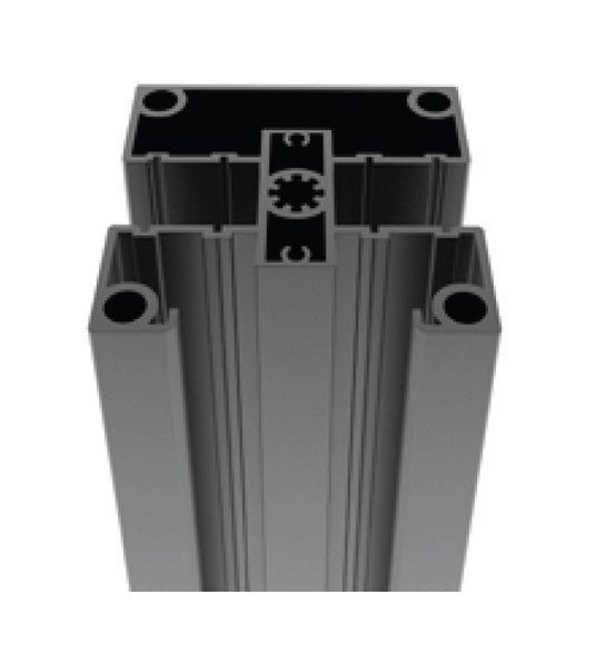 Hliníkový plotový stĺpik 80x80-6000mm R7016