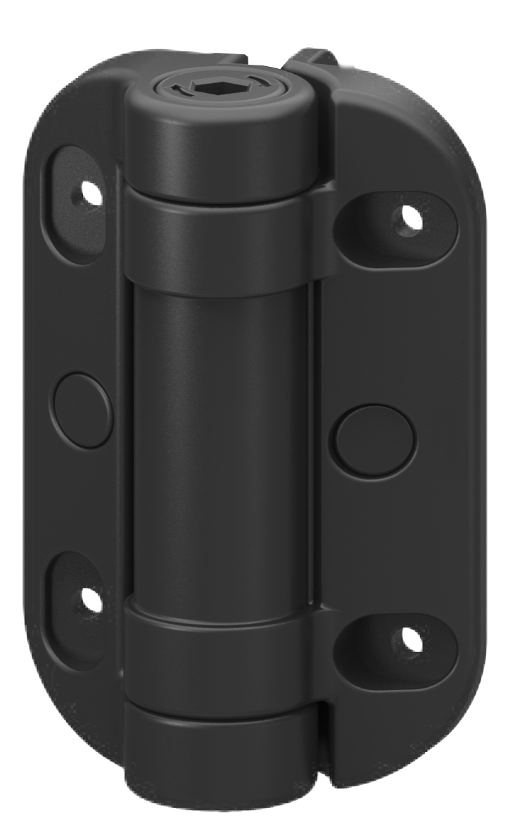 Záves na ťažké brány, s nastaviteľnou pružinou, bez zarážok