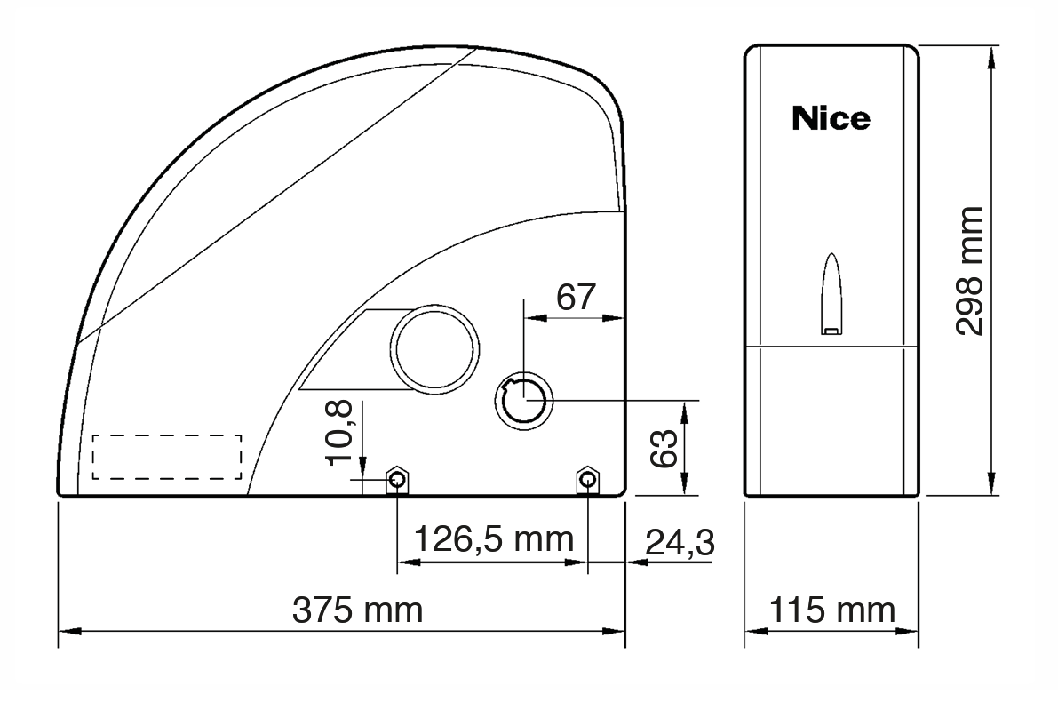 Pohon pre garážovú bránu do 20m2