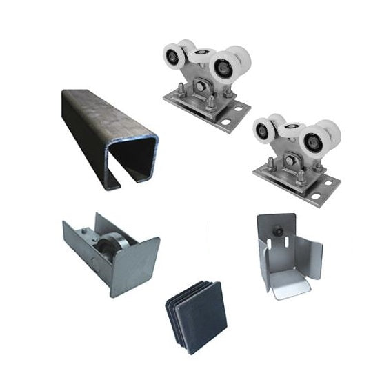 Sada pre posuvnú bránu do 5,5m, Fe, NYLON, 78x78mm