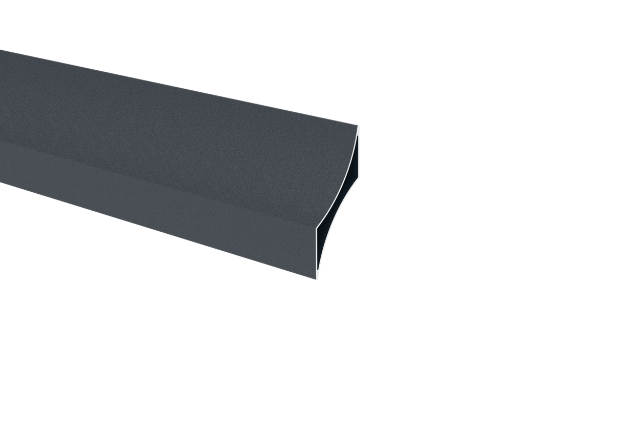 Hliníková plotová žalúzia 20x105 zaoblená - 7000mm