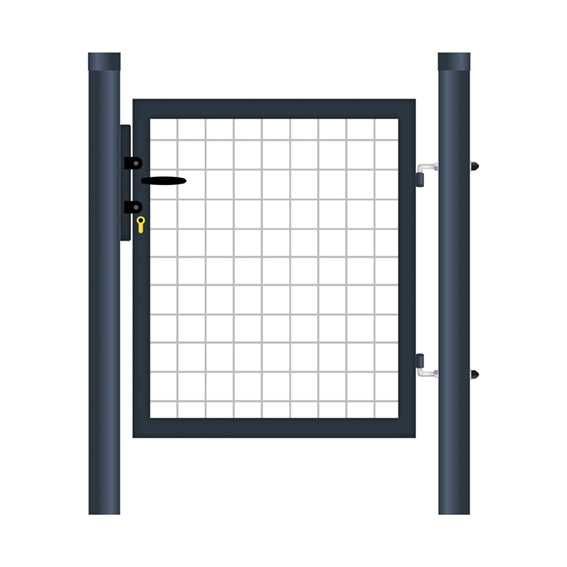 Bránka 1kr. Eco ZnPVC 1000x1250mm antracit