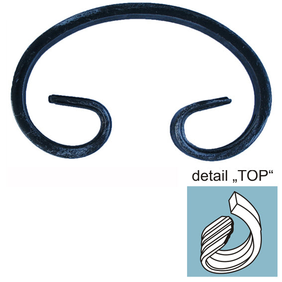 Element tvaru-C h150, b80, 12x6mm