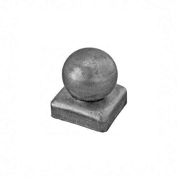 Krytka na stĺpik s guľou 40x40, D40, t0,7mm