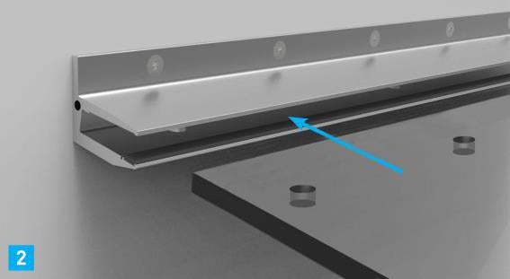 Sklenená strieška hliník profil +10°