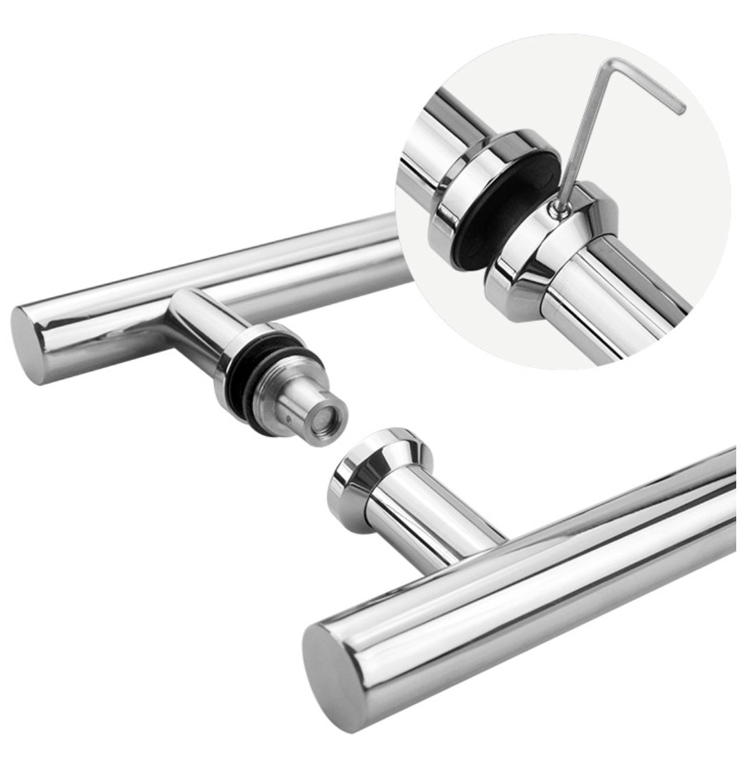 Madlo - brusený nerez AISI304, K320