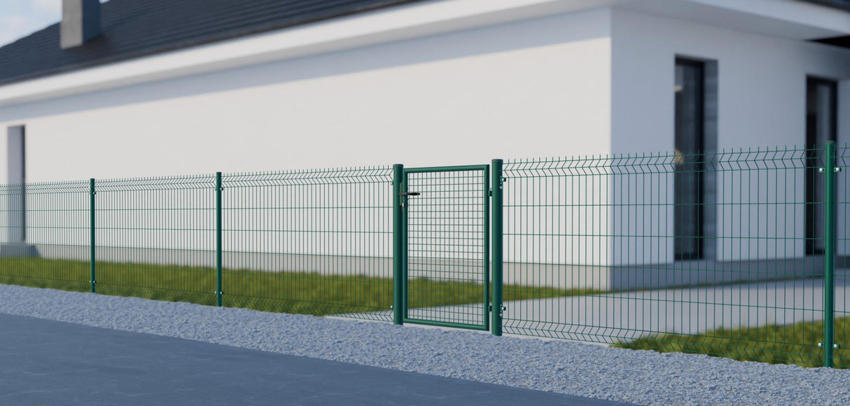 Bránka 1kr. ROUND ZnPVC 1000x1200mm, zelená