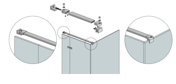 Držiak stabilizátora priamy sklo adaptívny