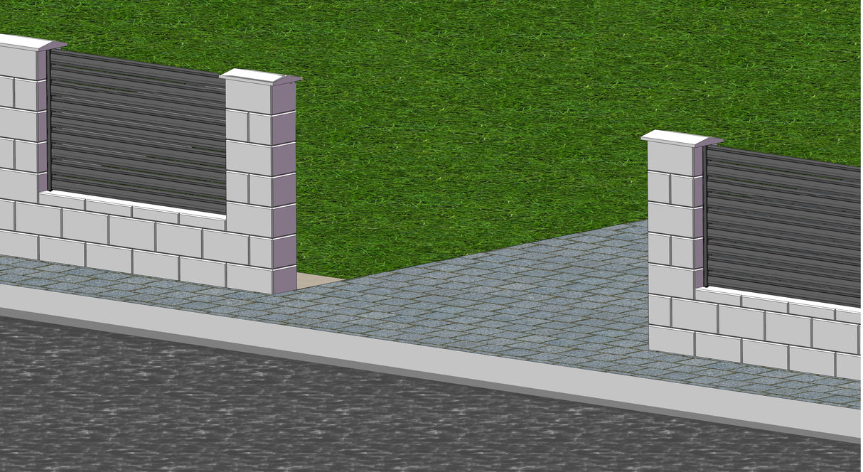 Hliníkový adaptér 64x38-6000mm pre žalúzie do 46mm R7016