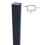 Stĺpik 60x40mm ZnPVC 2800mm antracit
