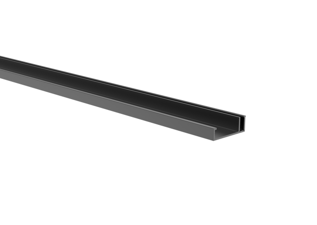 Hliníkový plotový adaptér pre výplne - 6000mm krycia lišta