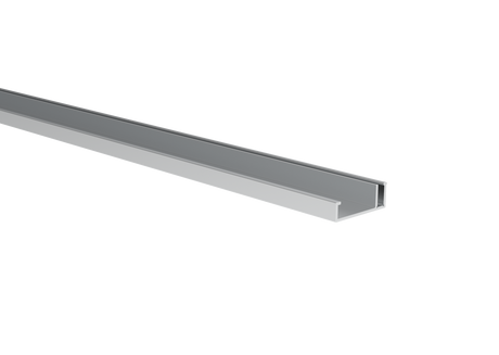 Hliníkový plotový adaptér pre výplne - 6000mm krycia lišta