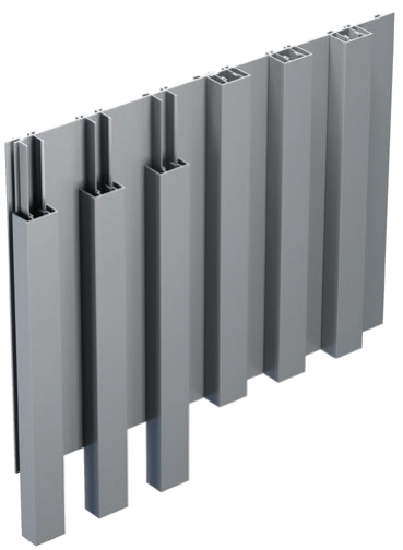 Hliníkový fasádny profil 20x30-6000mm R7016