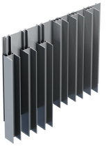 Hliníkový fasádny profil 45x32-6000mm R7016