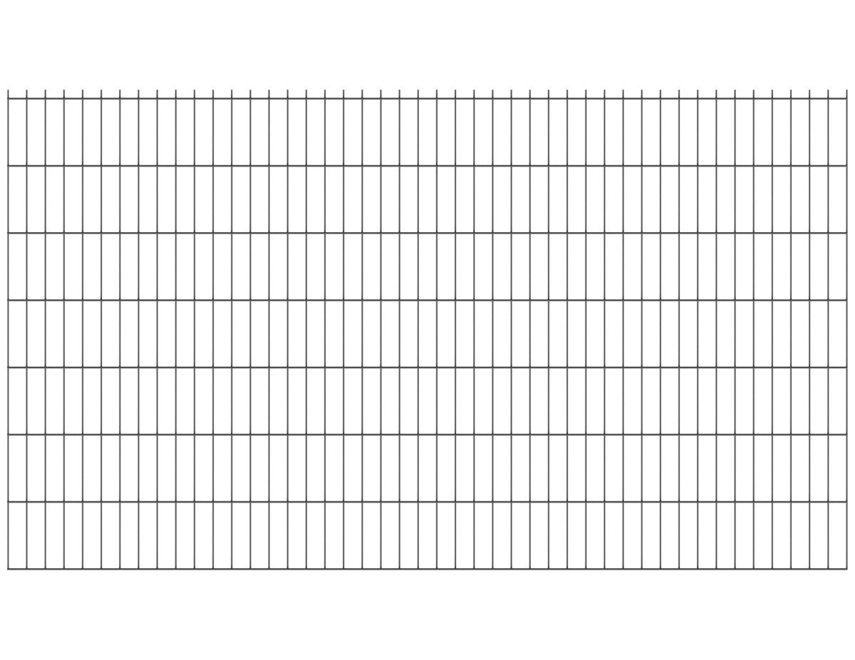 Zváraný plotový panel N2D 2500x1430mm D5/4/5mm antracit