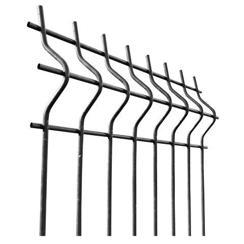 Zváraný plotový panel 3D ZnPVC 2500x1730x5mm antracit