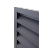 Brána hliníková 2kr. 4000x1800mm lamela antracit