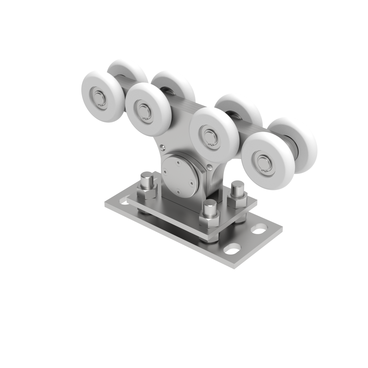 Vozík nosný Zn+NYLON, profile 90x99mm