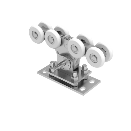 Vozík nosný Zn+NYLON, profile 90x99mm