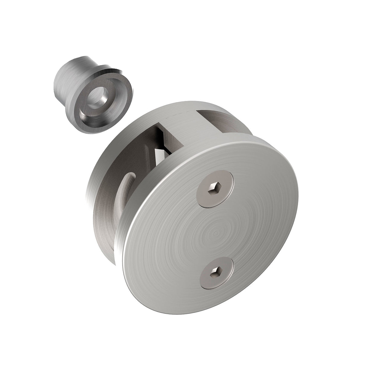 Držiak skla pre zábradlie