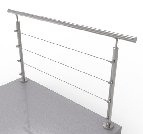 Nerezové lankové zábradlie, 1500x900mm