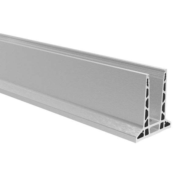 Celosklenené zábradlie-profil dutý-vrchné kotvenie