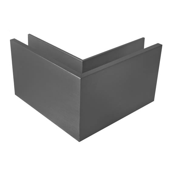 Celosklenené zábradlie-roh. profil-vrchné kotvenie