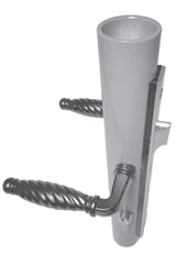 Adaptér pre kruhový stĺpik na upevnenie zámku