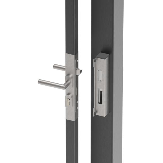 Zámkový set 40x40 AISI304 s elektrom. zámkom B1/18