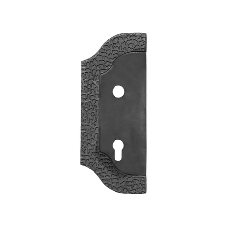 Štítok bránový zdobený- ľavý, 268x107, t3, a90, D20mm