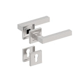 Kľučka so štítkom - pár, AISI 304, K320