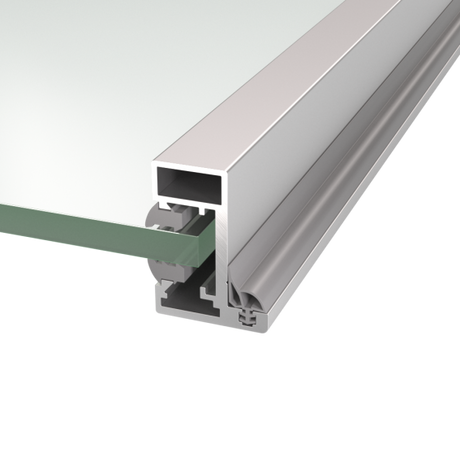 Zárubňový profil pre sklenené dvere