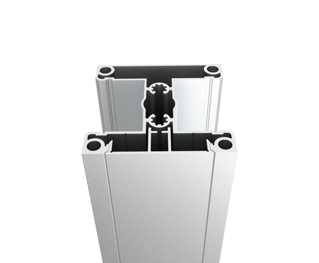 Set hliníkového stĺpika 70x70 a krytky - 7000mm N