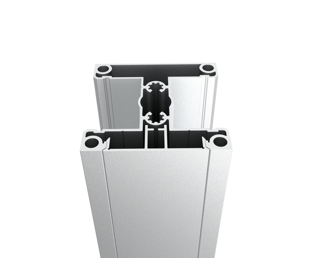 Set hliníkového stĺpika 70x70 a krytky - 7000mm N