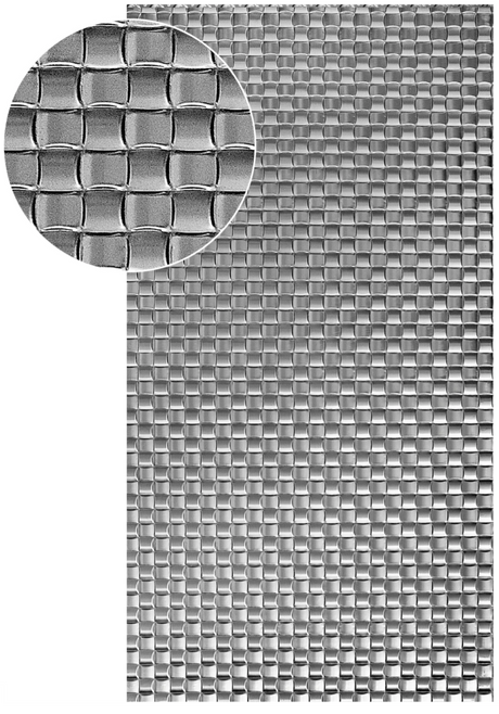 Dizajnový 3D plech, t1,2mm - Zn