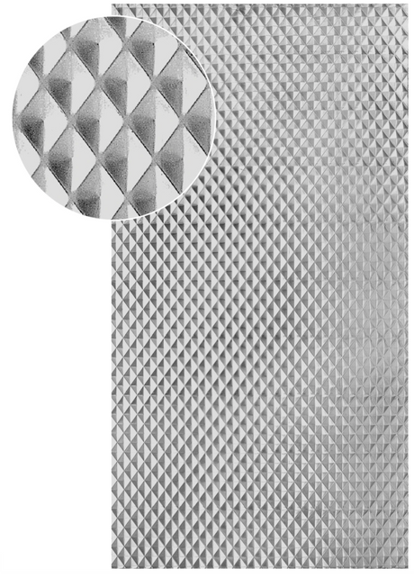 Dizajnový 3D plech, t1,2mm - Zn