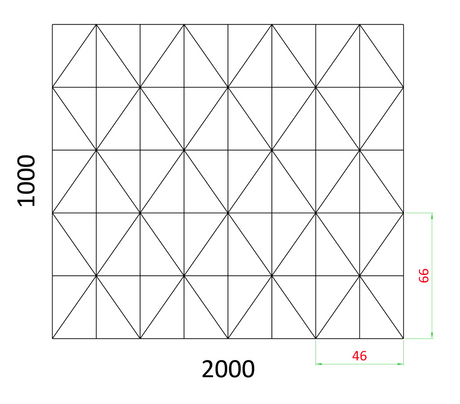 Dizajnový 3D plech, t1,2mm - Zn