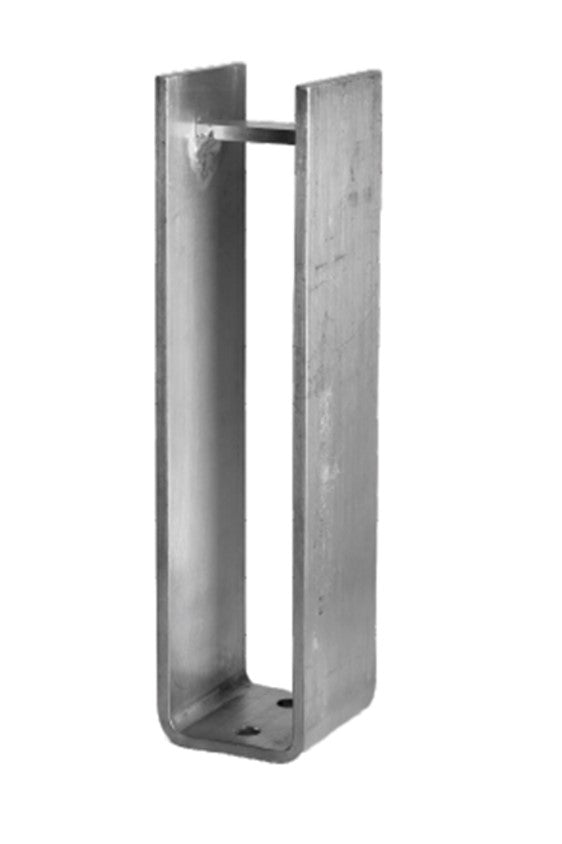 Hliníková montážna pätka pre profil 100x100 natural